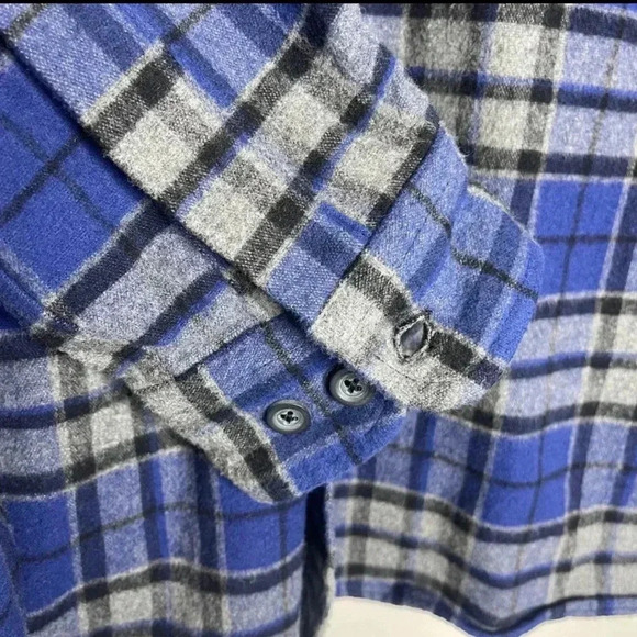 L.L Bean Men's L.L.Bean Chamois Shirt Plaid Traditional Fit Size Large - Picture 4 of 5